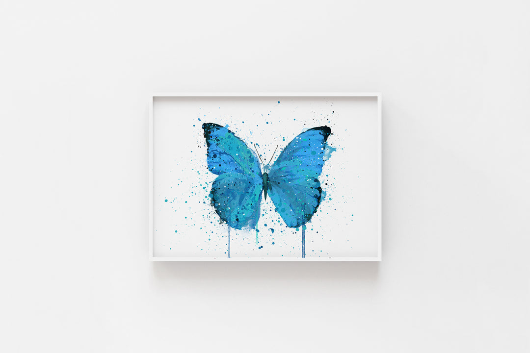 Butterfly Wall Art Print 'Morpho'