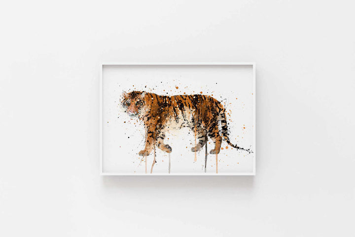Tiger-Wand-Kunstdruck