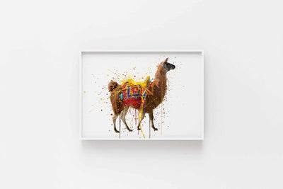 Llama Wall Art Print