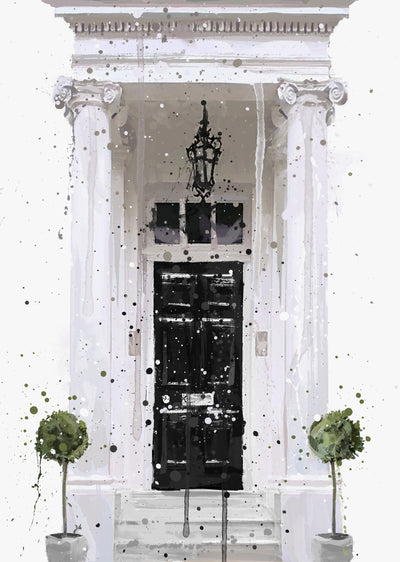 London Front Door Wall Art Print