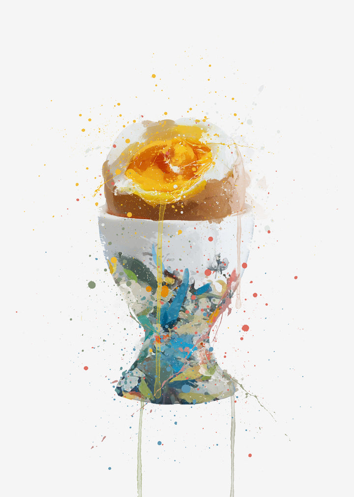 Egg Cup Wall Art Print
