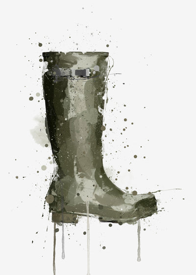 Welly Boots Wall Art Print
