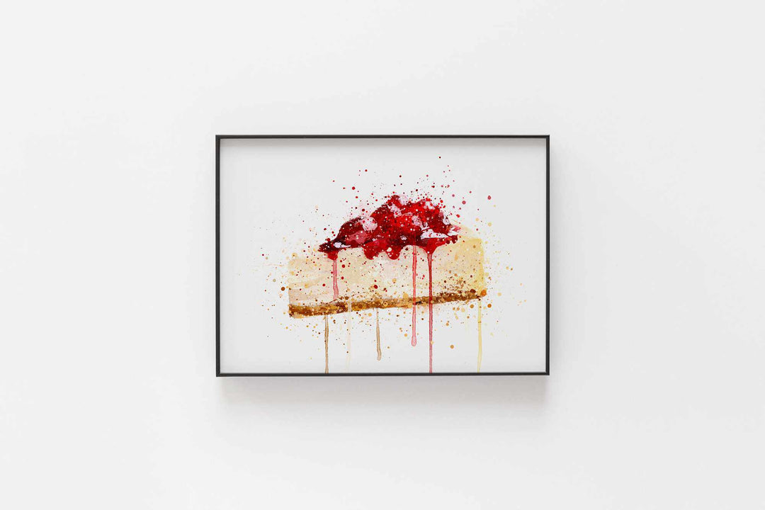 New York Cheesecake Wall Art Print