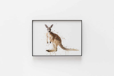 Kangaroo Wall Art Print
