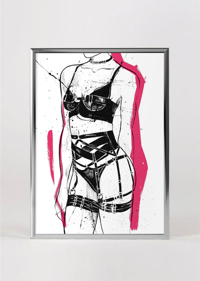 Afterparty Playsuit Wall Art Print