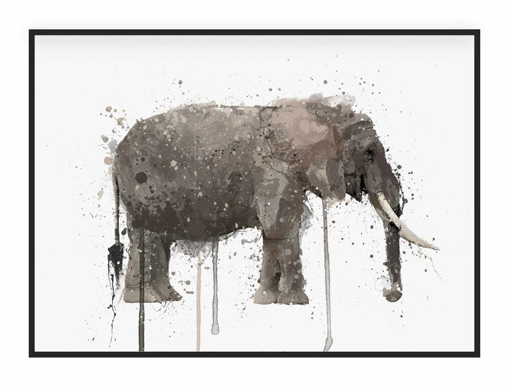 Elefant-Wand-Kunstdruck