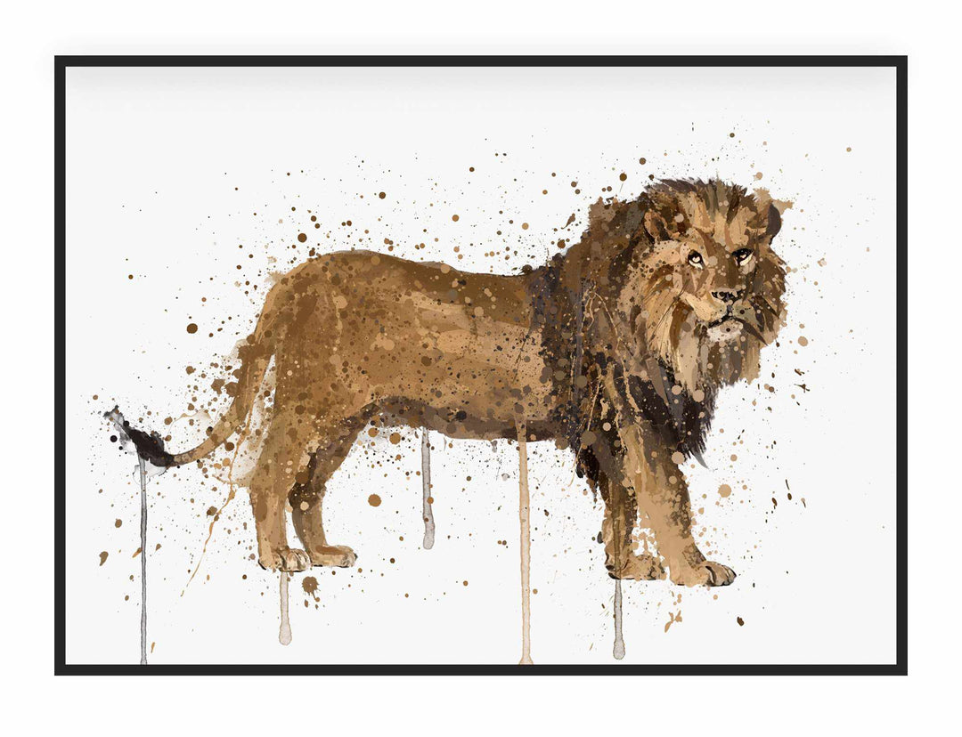 Lion Wall Art Print