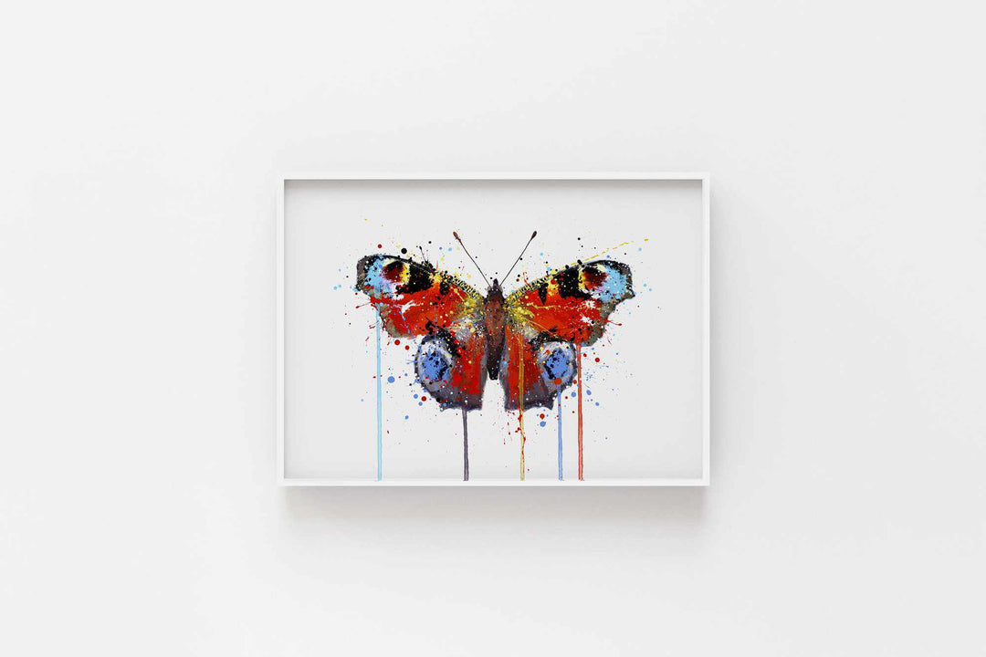 Schmetterling Wandbild 'Pfau'