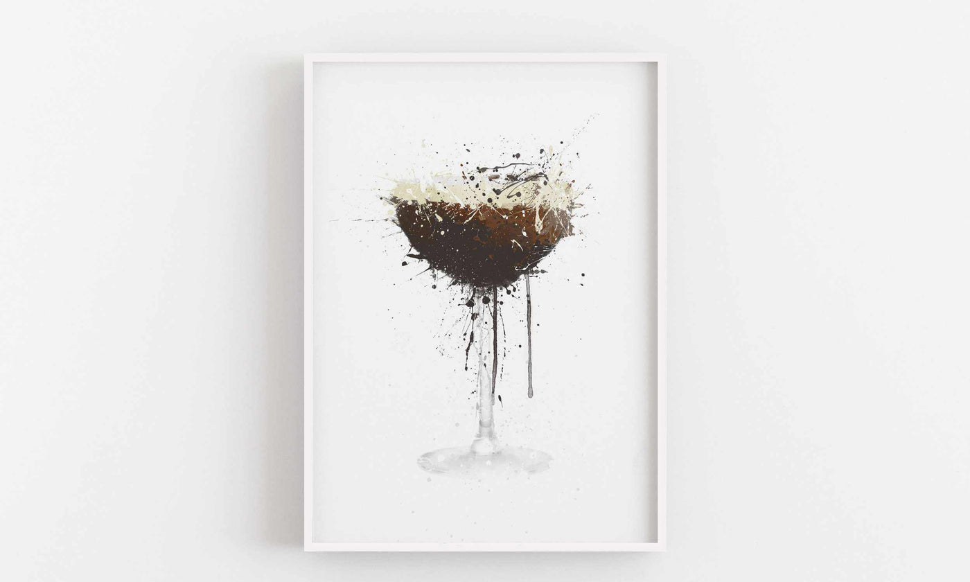Espresso Martini Cocktail Wall Art Print-We Love Prints