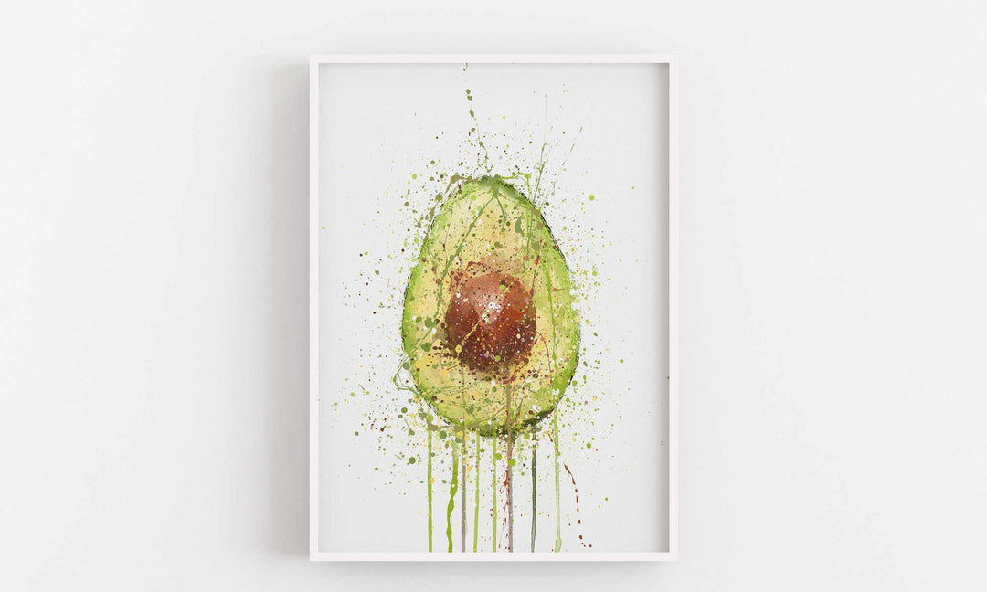 Avocado-Frucht-Wand-Kunstdruck