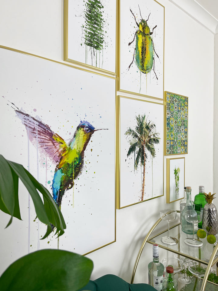 Kolibri-Wand-Kunstdruck