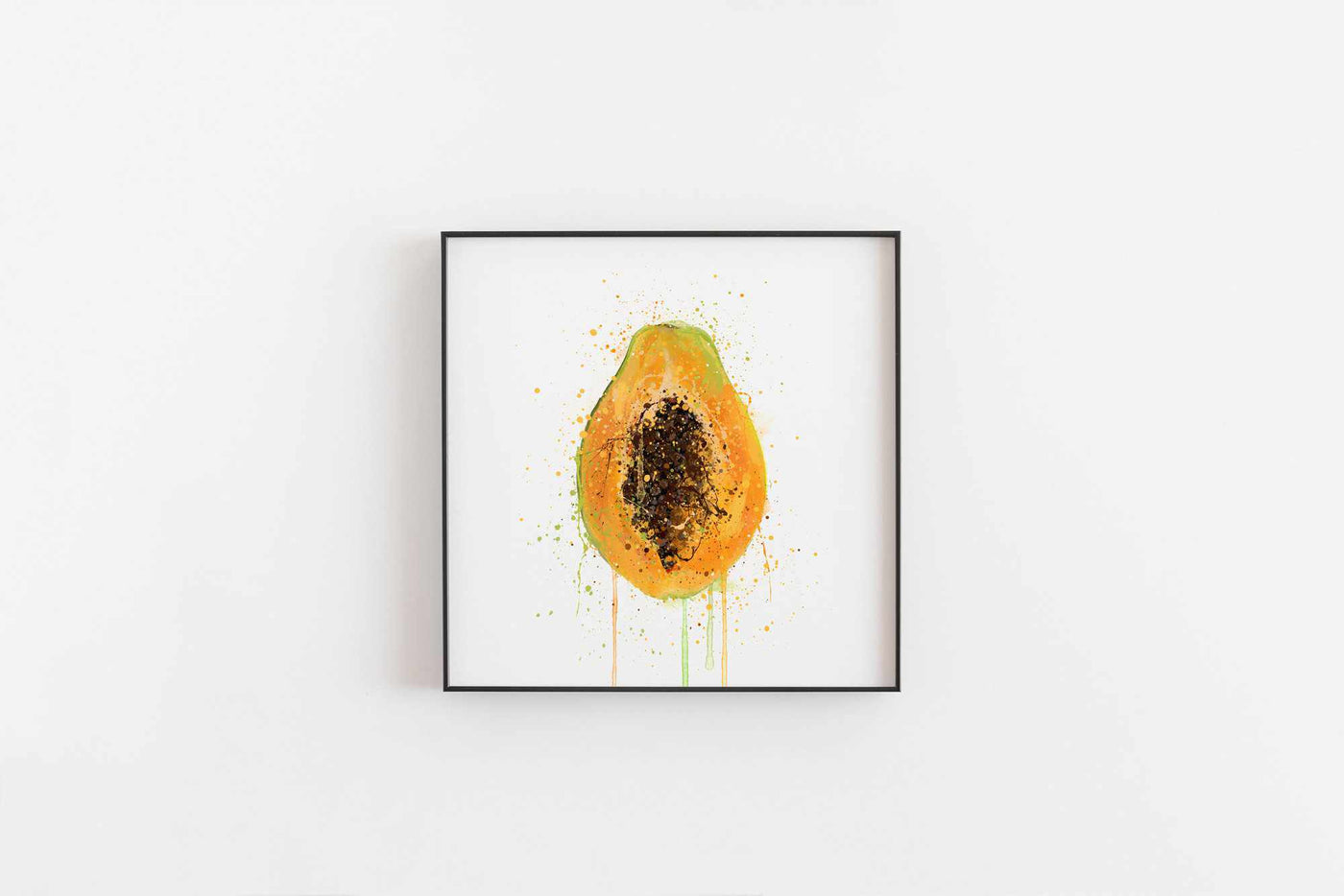 Papaya Fruit Wall Art Print