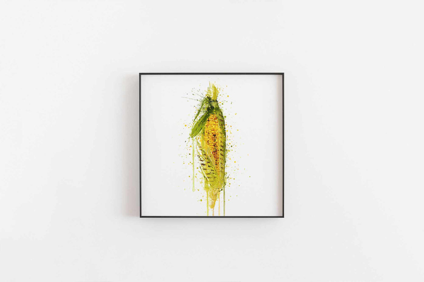 Grilled Corn Vegetable Wall Art Print
