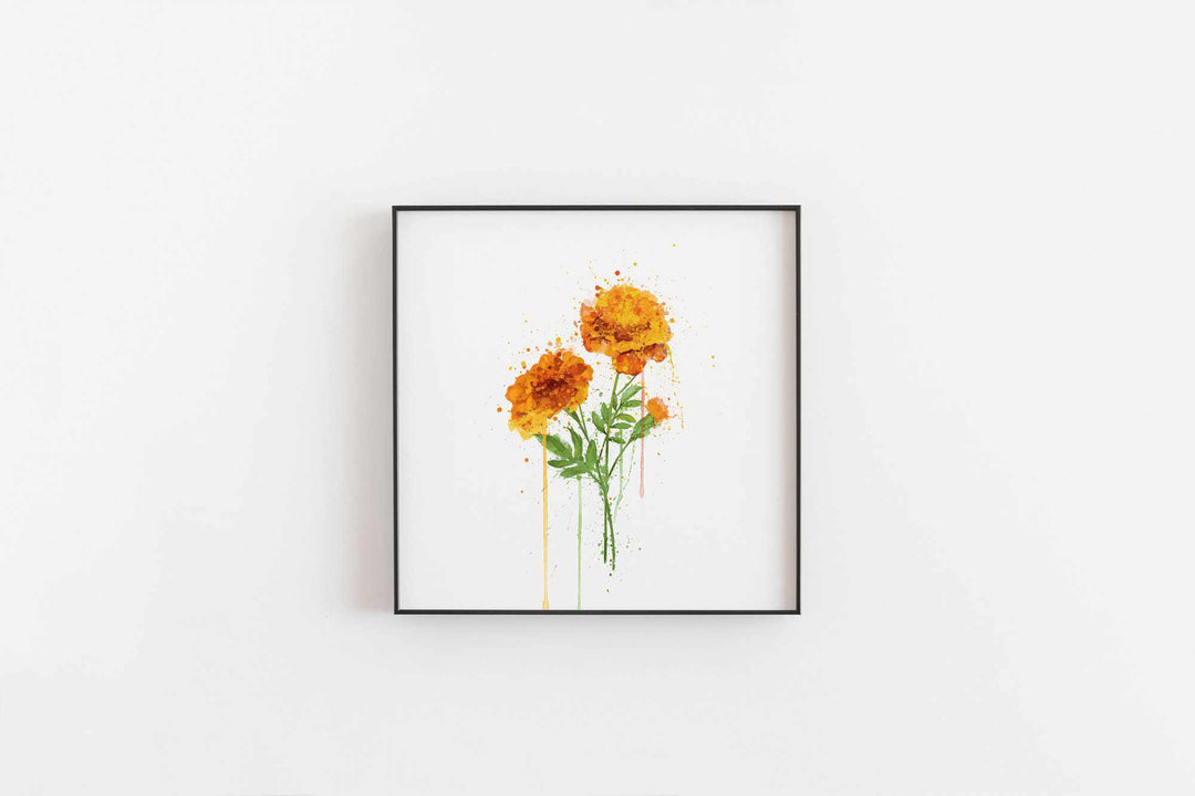 Blumen Wandbild 'Ringelblume'