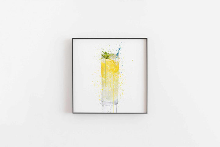 Limonade-Wand-Kunstdruck