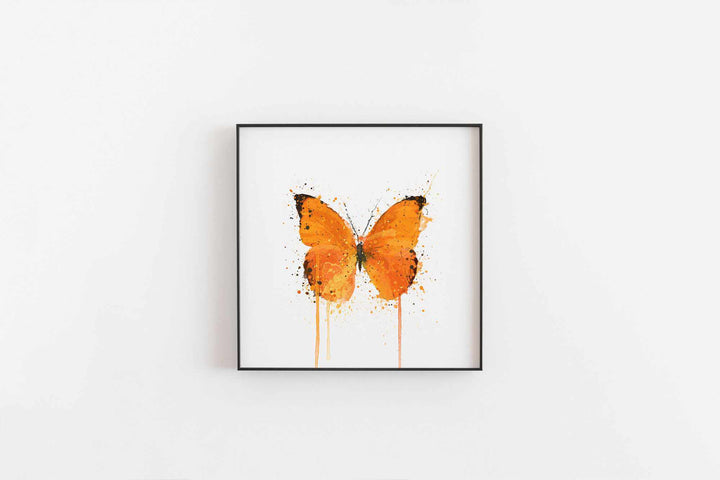 Schmetterlings-Wandbild 'Tangerine Dream'