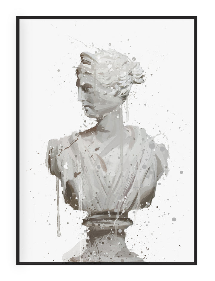 Artemis-Büste-Wand-Kunstdruck