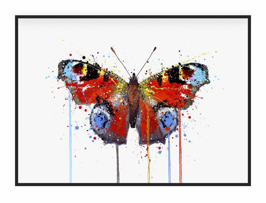 Schmetterling Wandbild 'Pfau'