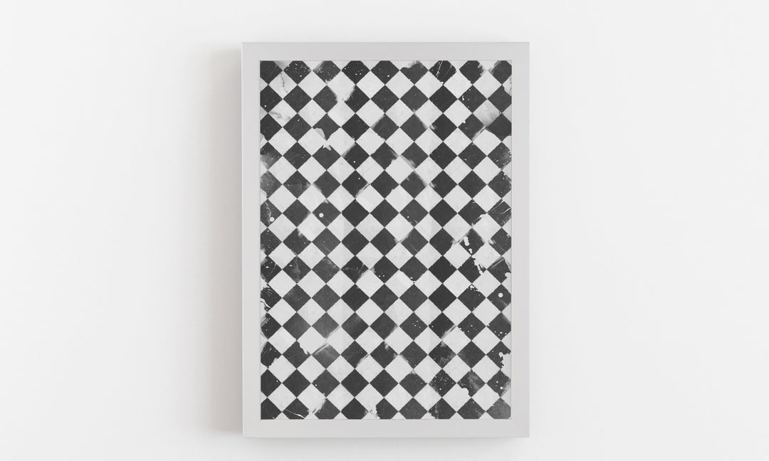 Abstract Wall Art Print 'Checkerboard Tile' Modern Abstract, Large Abstract Art, Abstract Wall Decor