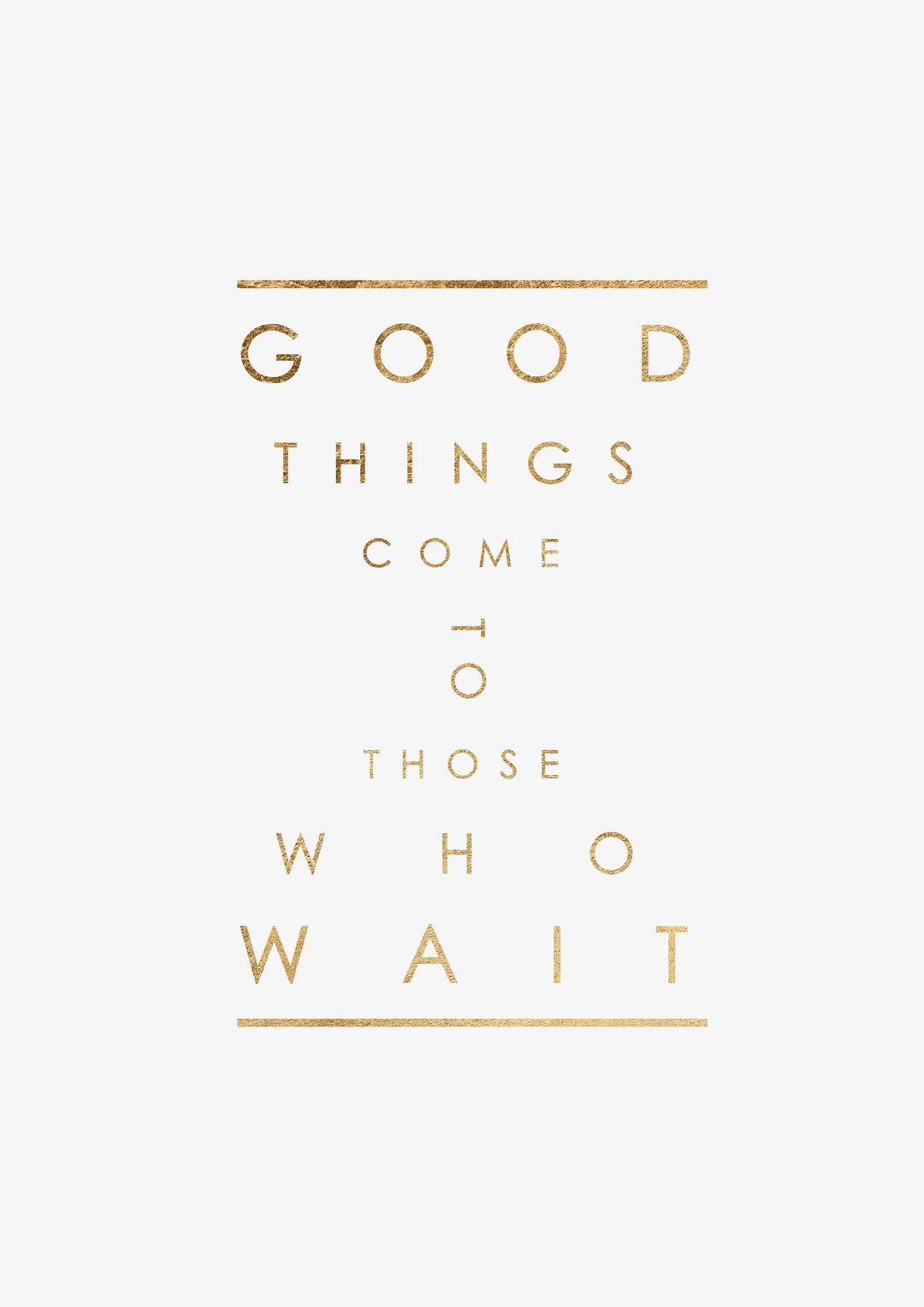 Law of Assumption Typography Quote Wall Art Print 'Good Things'