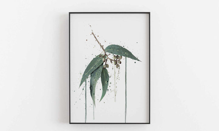 Botanischer Kunstdruck 'Eukalyptus' - Pflanzendrucke, botanische Kunstdrucke und botanische Illustrationen
