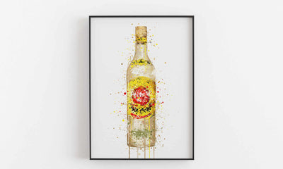 Rum Bottle Wall Art print ‘El Sol‘