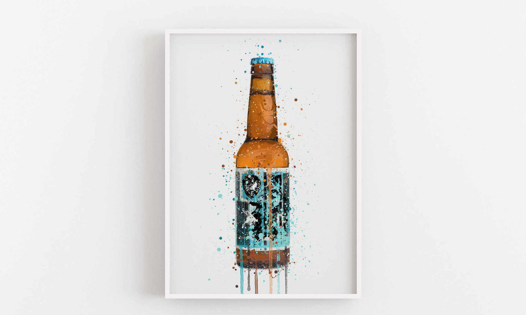Beer Bottle Wall Art Print 'Rebel Rebel'