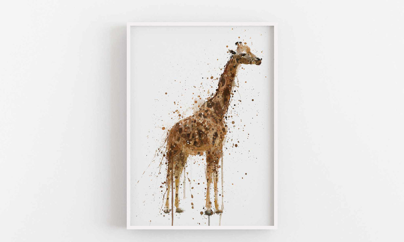 Giraffe Wall Art Print