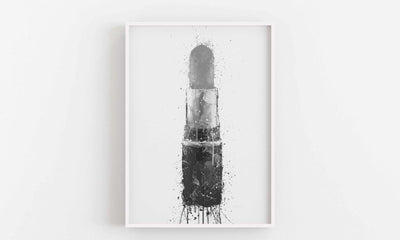 Lipstick Wall Art Print (Grey Edition)-We Love Prints
