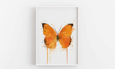 Butterfly Wall Art Print ‘Tangerine Dream'
