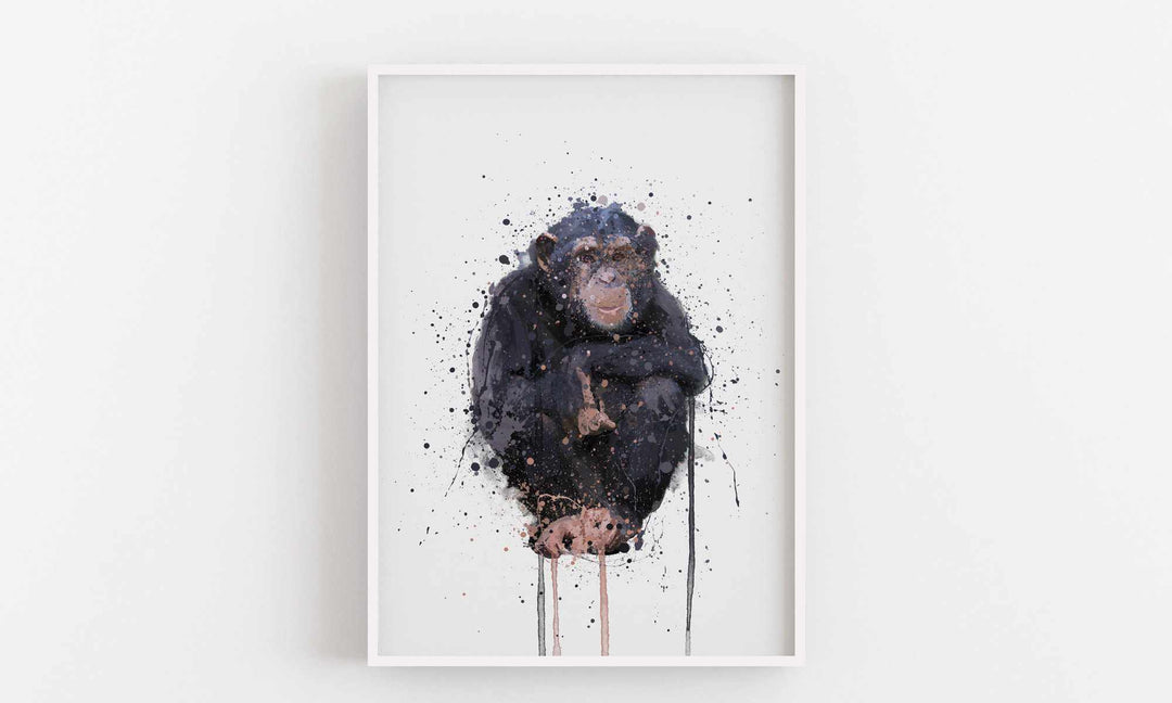 Monkey Wall Art Print ‘Chimpanzee’