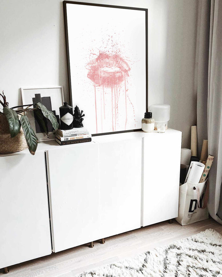 Kinda Sexy' Lippen-Wand-Kunstdruck