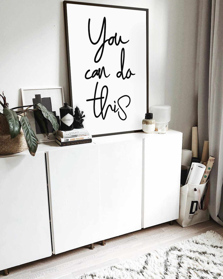 Typografisches Wandbild 'You Can Do This 2.0'