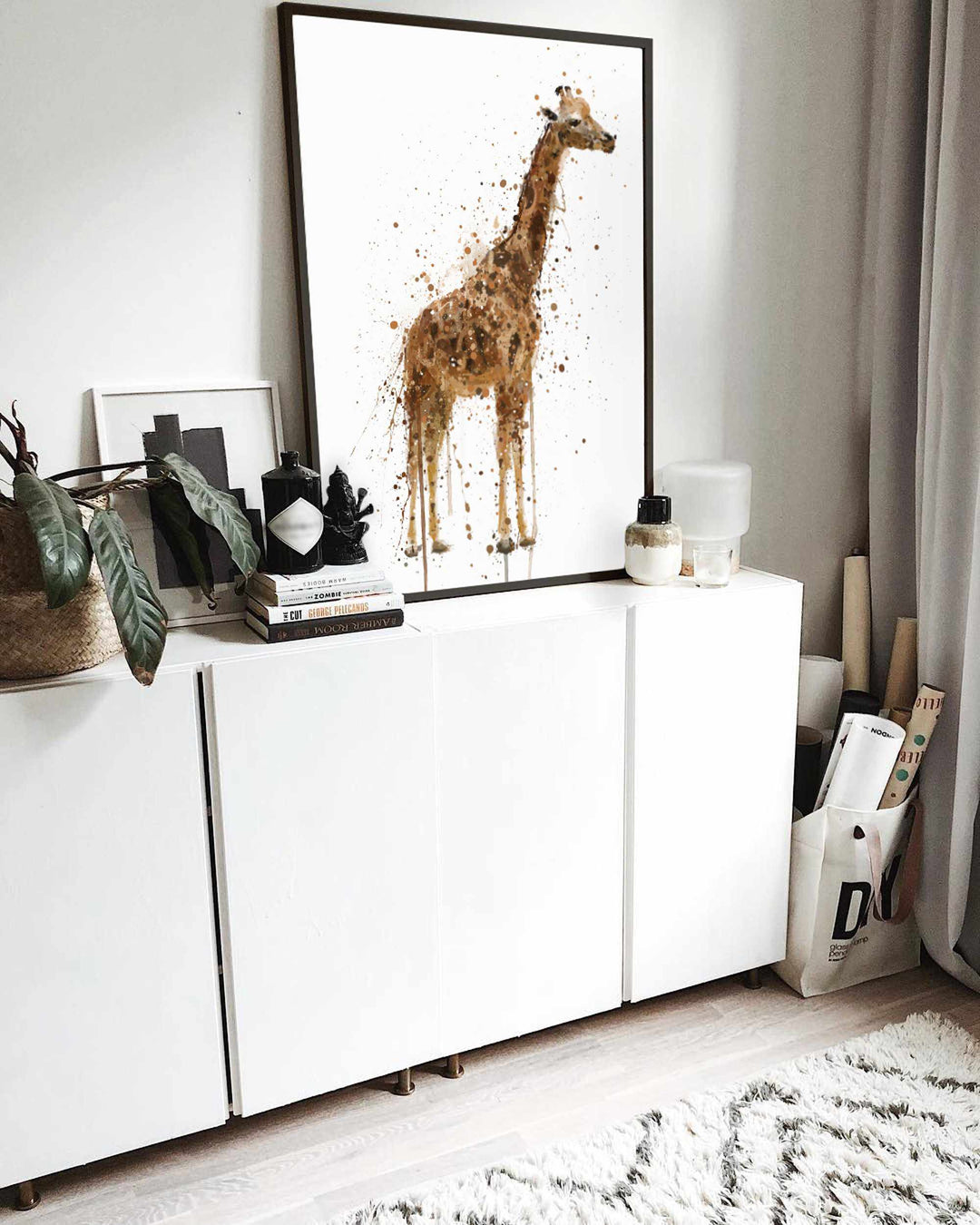 Giraffe Wall Art Print