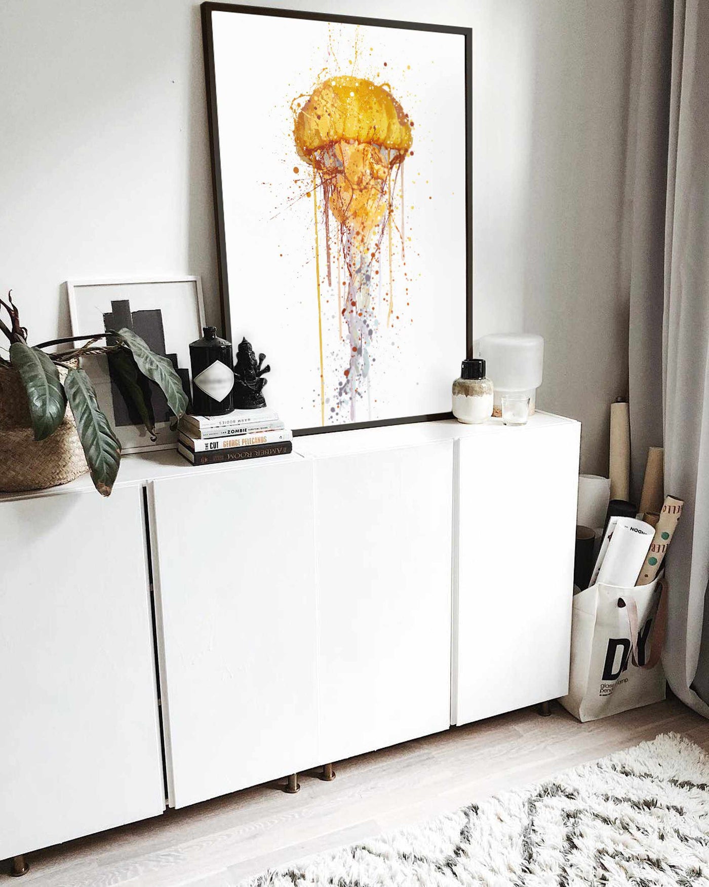 Sea Creature Wall Art Print 'Jellyfish'