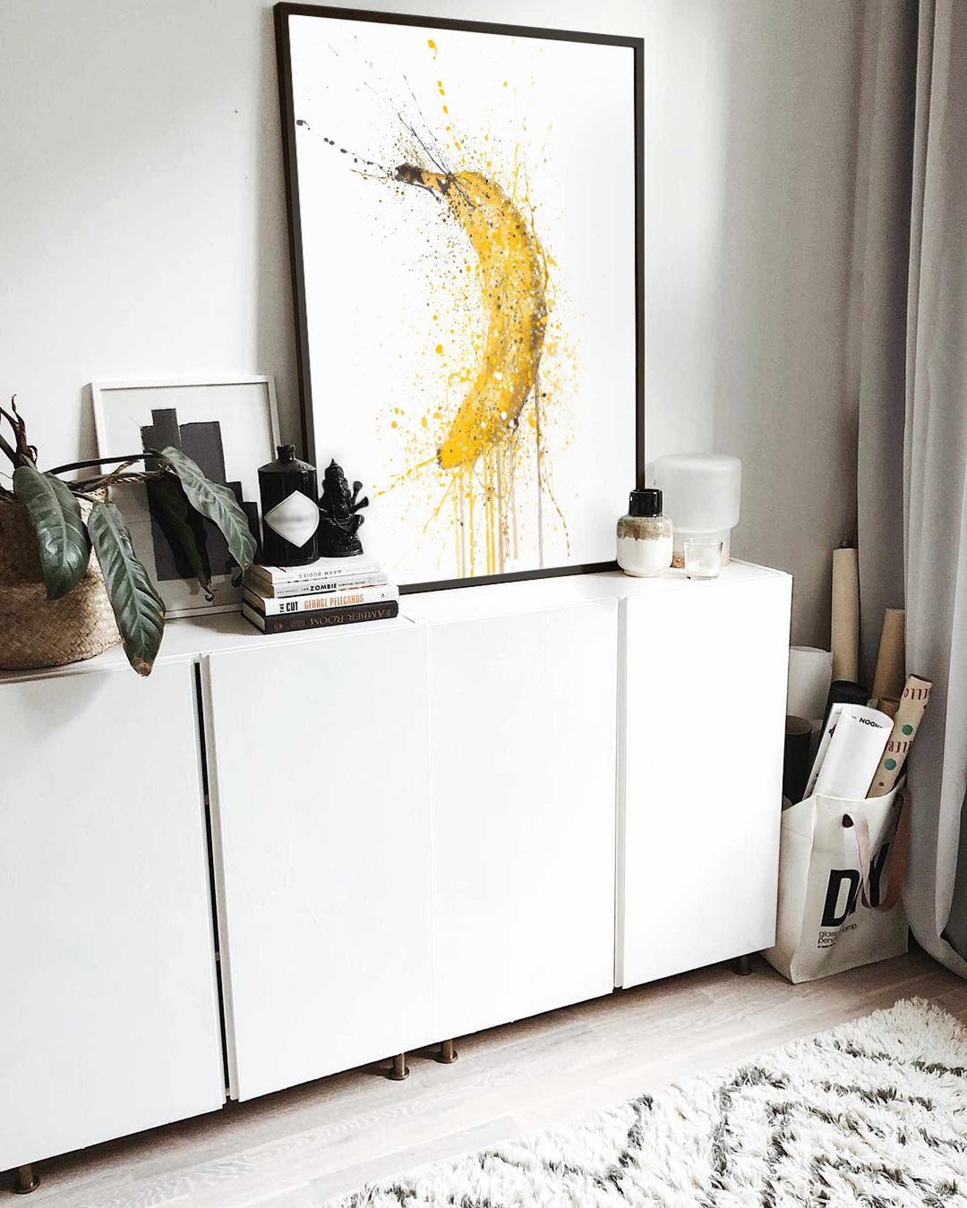 Bananen-Frucht-Wand-Kunstdruck