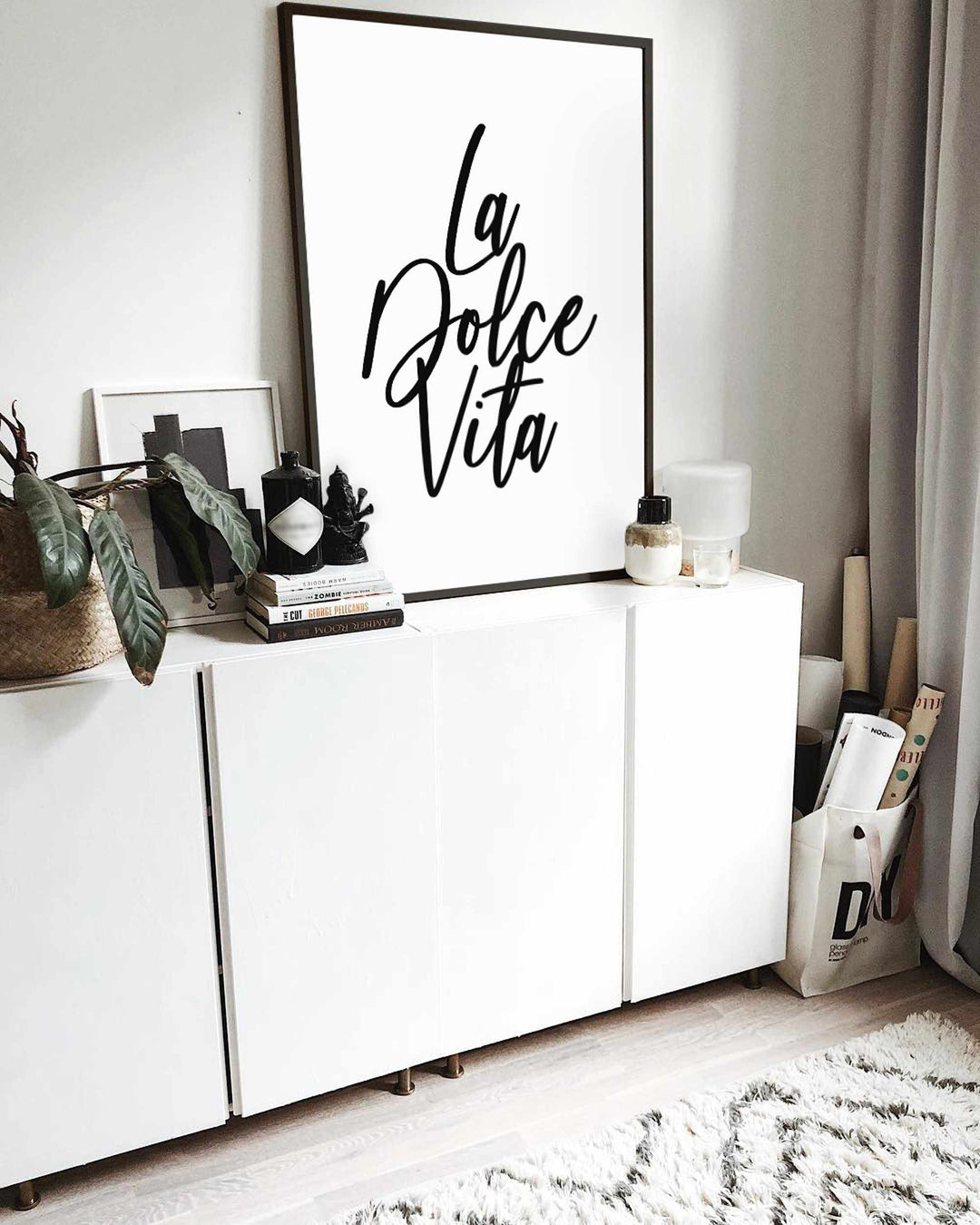 Typographic Wall Art Print 'La Dolce Vita'