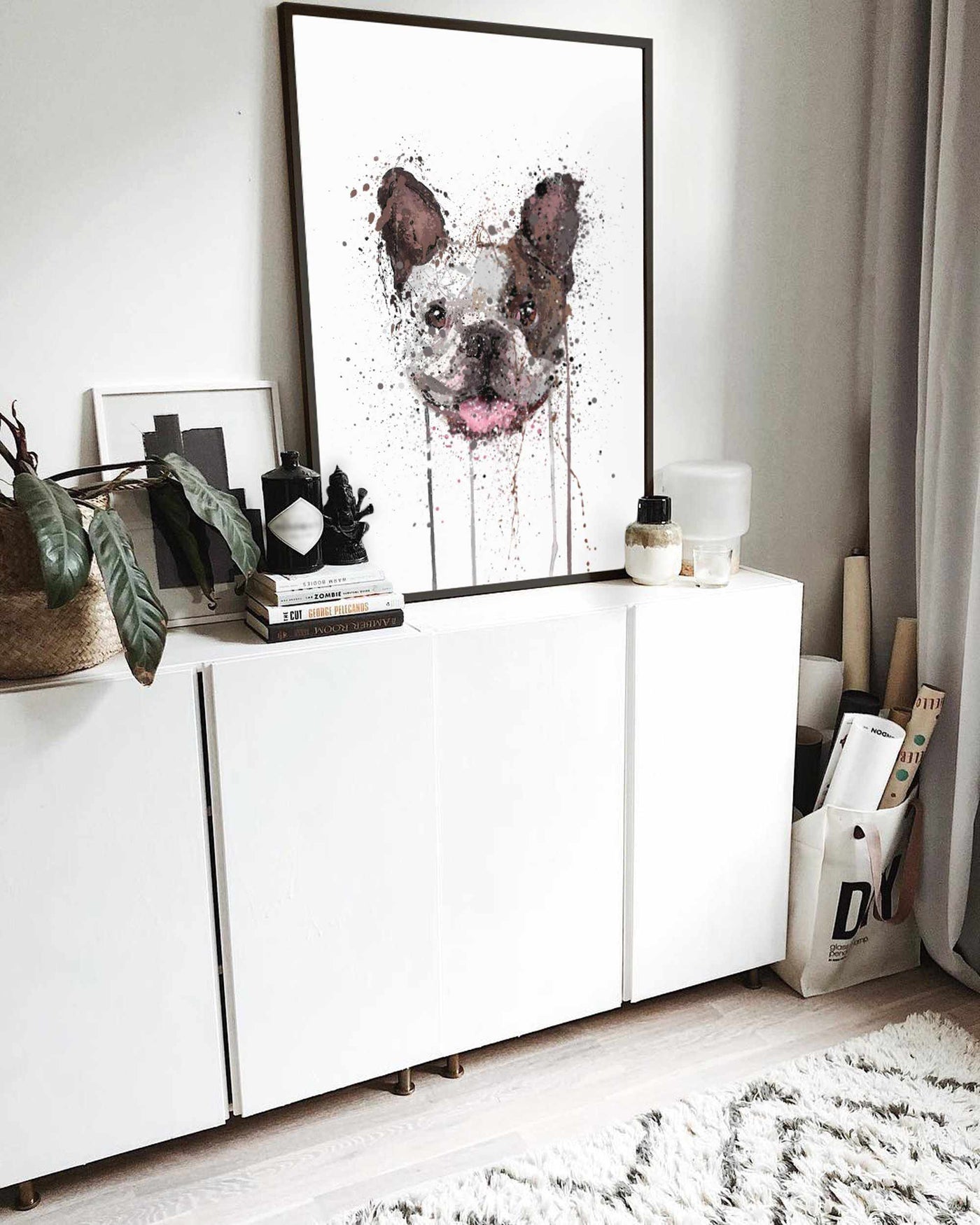 French Bulldog Wall Art Print (Light)