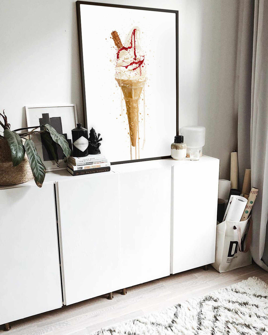 Eis-Wand-Kunstdruck '99 Cone'