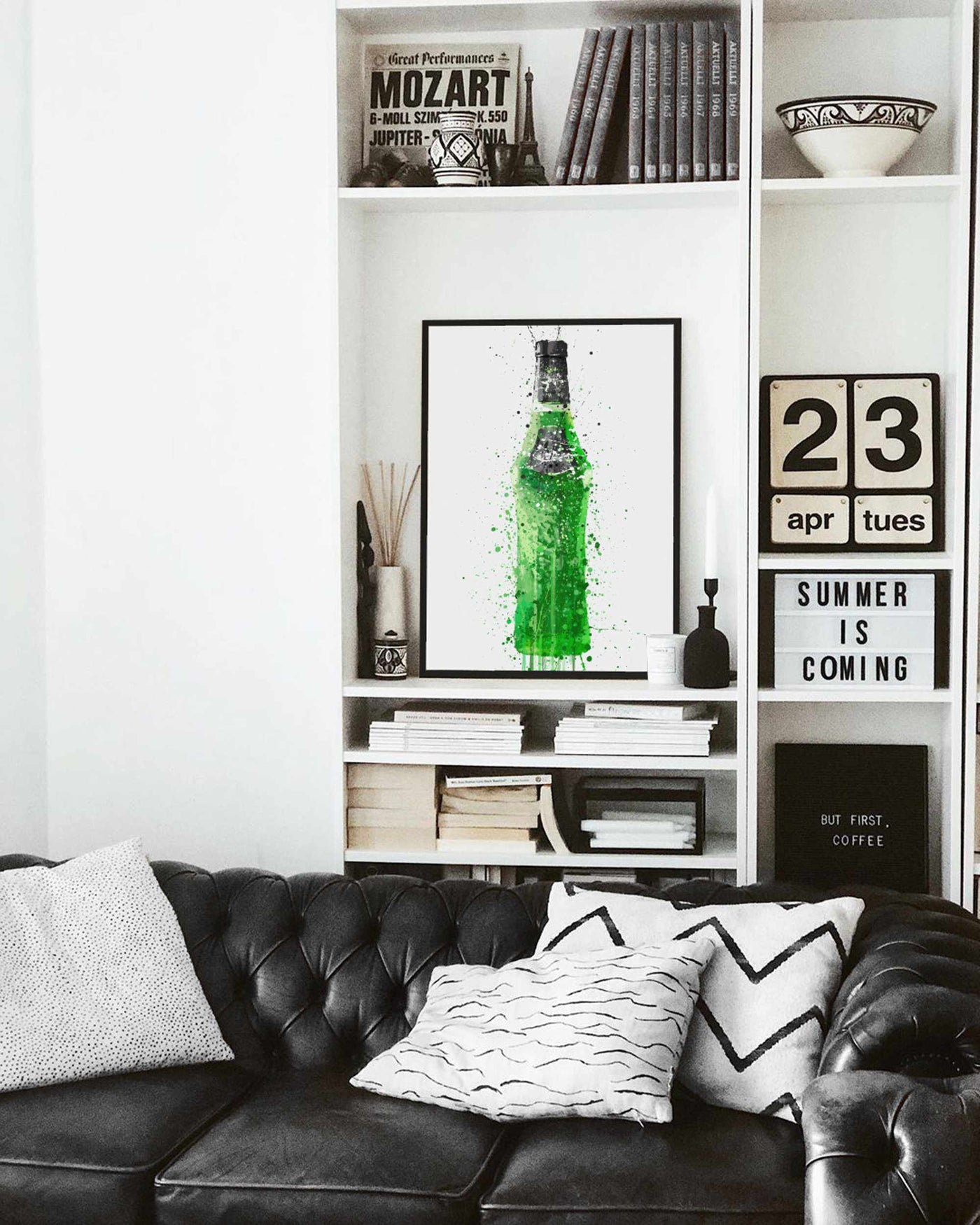 Liquor Bottle Wall Art Print 'Melon'-We Love Prints