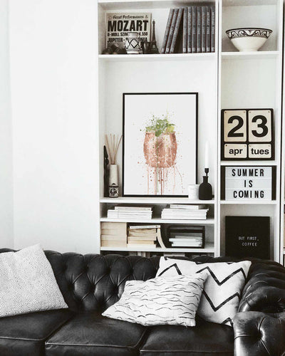 Moscow Mule Cocktail Wall Art Print-We Love Prints