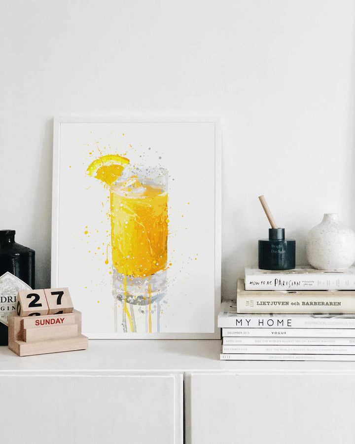 Orange Juice Wall Art Print