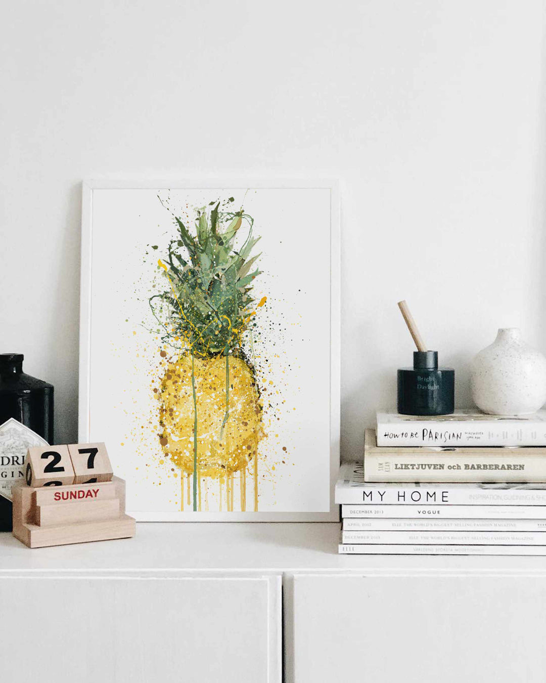 Ananas-Frucht-Wand-Kunstdruck