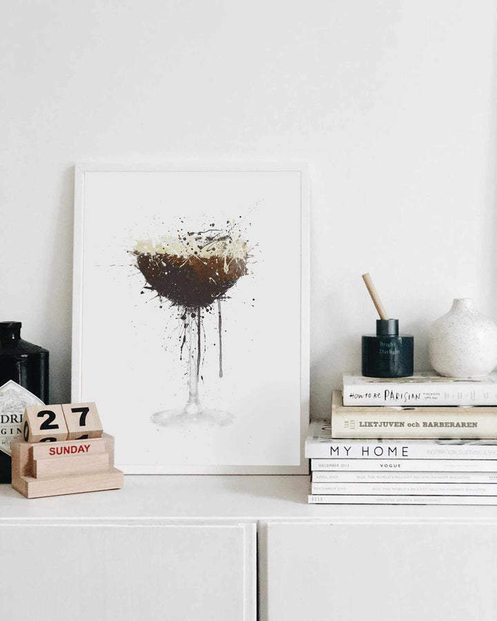 Espresso Martini Cocktail Wall Art Print-We Love Prints