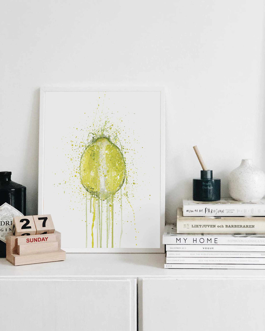 Limetten-Frucht-Wand-Kunstdruck
