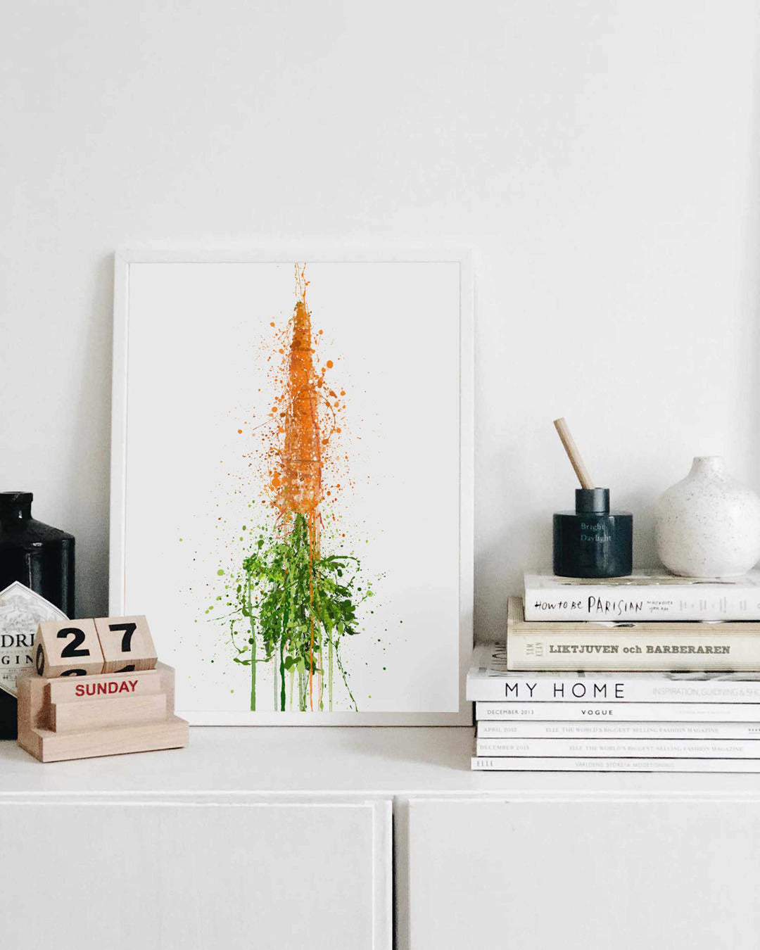 Karotten-Gemüse-Wand-Kunstdruck