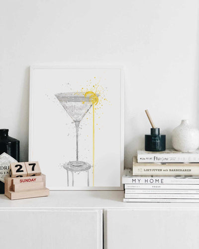 Martini Cocktail Wall Art Print