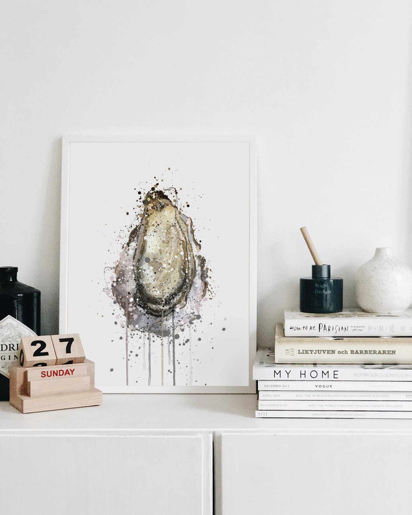 Seafood Wall Art Print 'Oyster'