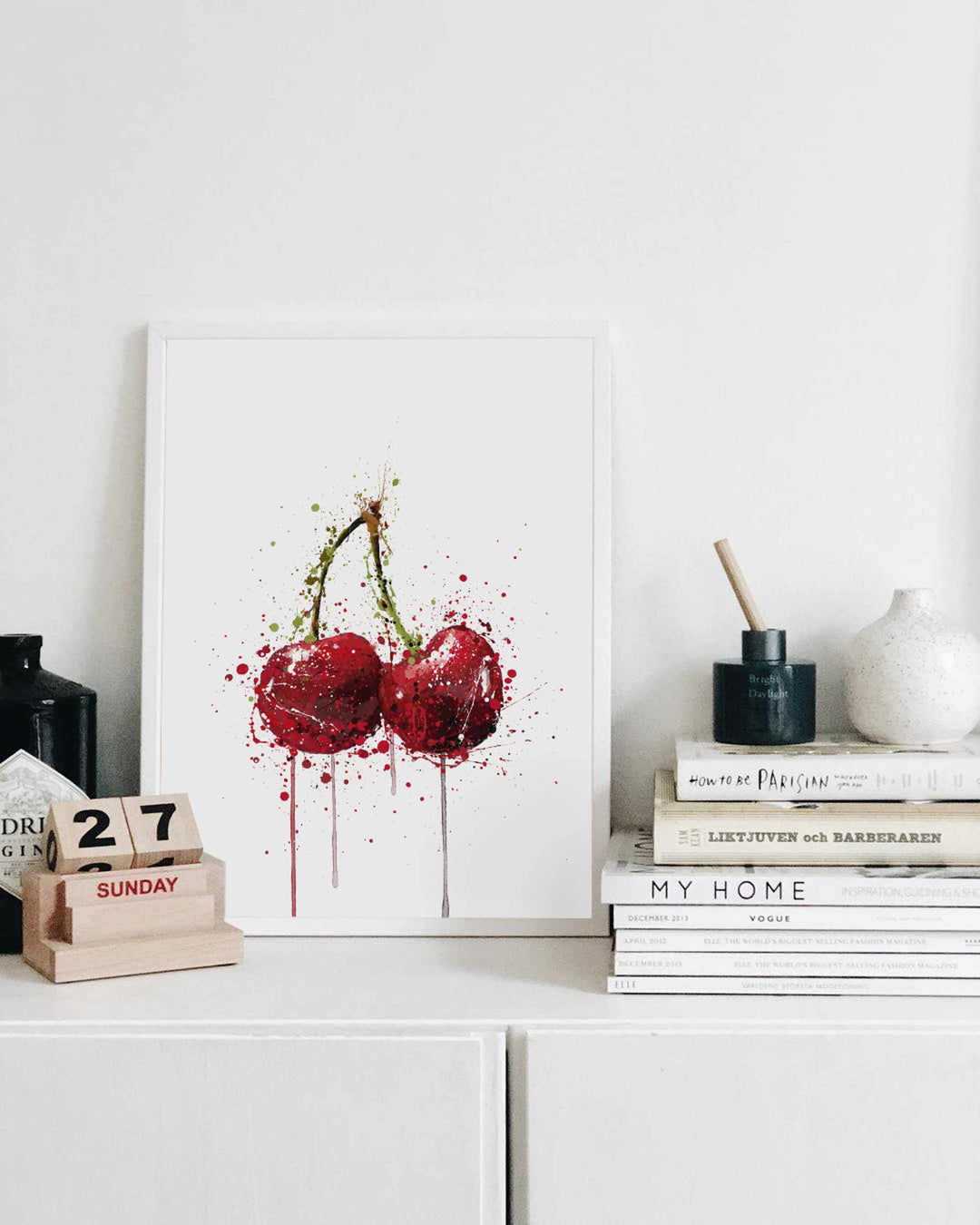 Cherry Fruit Wall Art Print