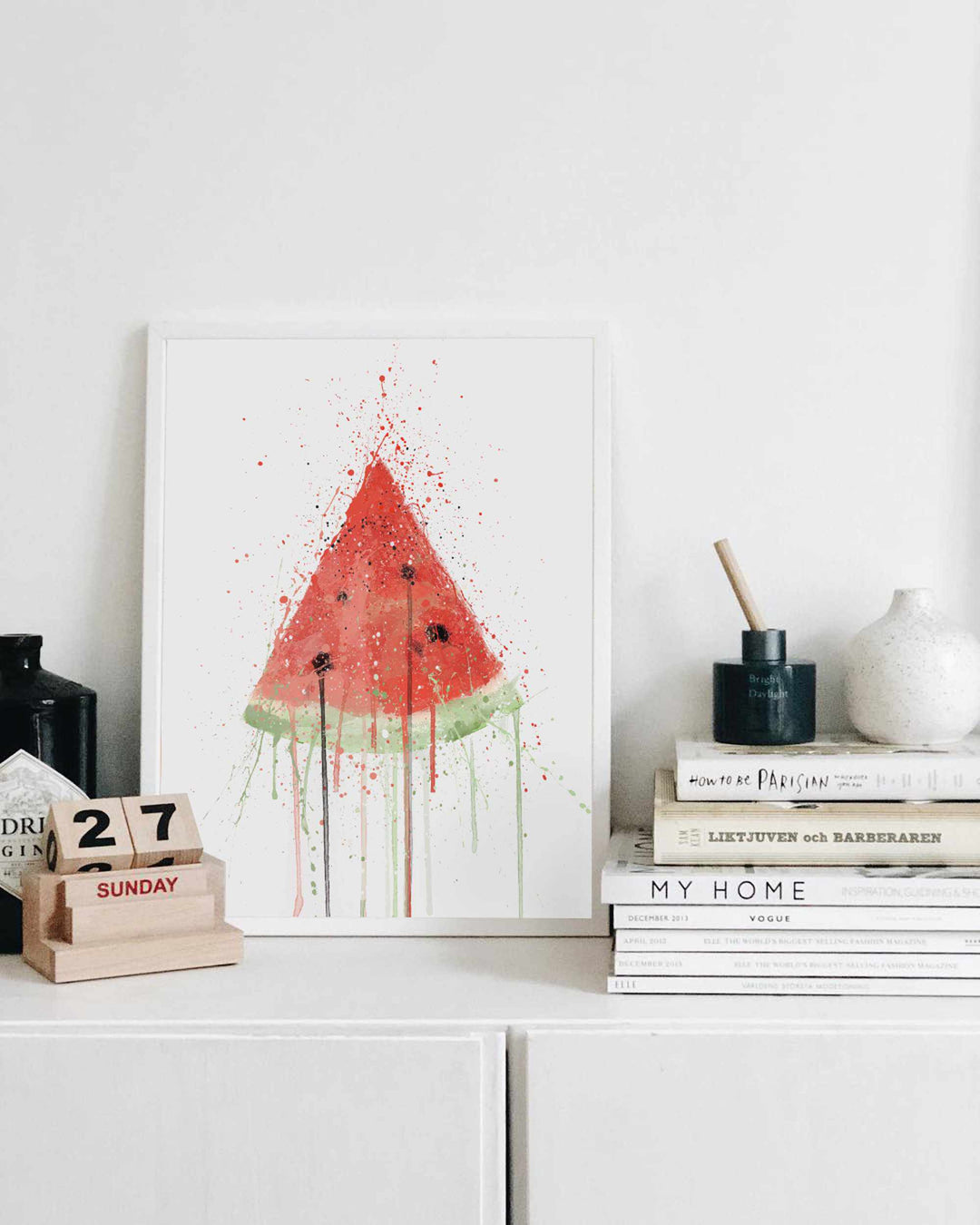 Watermelon Fruit Wall Art Print